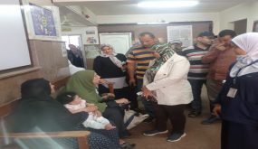 يوم الجمعه وقفة عرفات:الاستاذه منى صالح رئيس مركز ومدينة السنطه بمرور صباحى على جميع المرافق