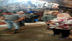 بالسنطه حمله ليليه موسعه برئاسة الاستاذه منى صالح رئيس مركز ومدينة السنطه تم فيها تشميع ورش ومصادرة شيش وأكواب زجاجيه وازالة اشغالات متعديه على الشارع