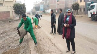 اليوم الجمعه.استمرار الأعمال اليوميه لراحة المواطنين بالسنطه
	