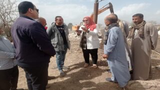 رئيس مركز ومدينة السنطه تتابع الأعمال بالوحده المحليه بالقرشيه وميت يزيد
	