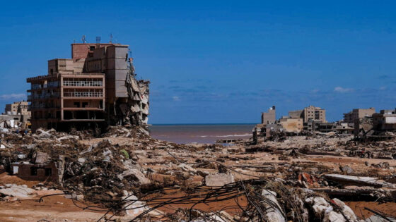 General view of Derna city, following a powerful storm and heavy rainfall hitting the country, in Libya September 13, 2023. REUTERS/Esam Omran Al-Fetori TPX IMAGES OF THE DAY