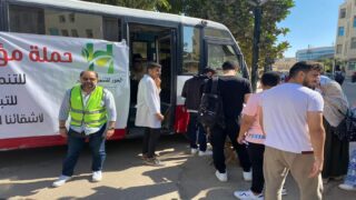 بالصور::حمله بتنظيم واشراف اتحاد المشروعات والحرف اليدويه  للتبرع بالدم لاشقائنا الفلسطنيين
	