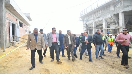 جولة صباحية لمحافظ الغربية لمتابعة مشروعات بمركز بسيون