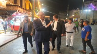 بالصور:في  منتصف الليل   محافظ الغربية يتفقد محيط المسجد الاحمدي ويطمئن على توفير كافة سبل الراحة والأمان لزوار مولد السيد البدوي
	