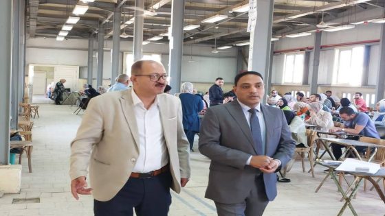   متابعة سير امتحانات الفرقة الرابعة للفصل الدراسي الثاني 2025/2024