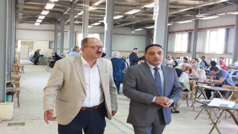    متابعة سير امتحانات الفرقة الرابعة للفصل الدراسي الثاني 2025/2024