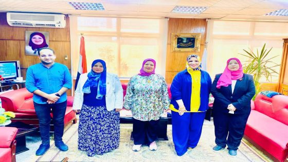 زيارة مركز خدمات الأشخاص ذوي الإعاقة بجامعه المنصوره لكلية التمريض بالجامعه