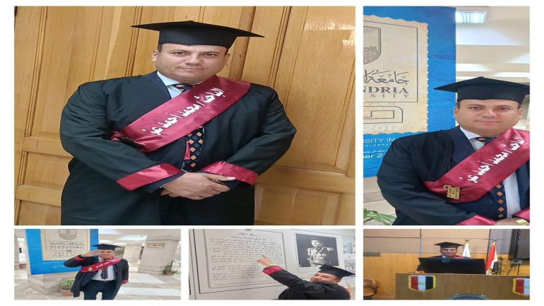 محافظ الغربية وفريق عمل المكتب الإعلامي بديوان عام المحافظة يهنئون الصحفي محمد عز لحصوله على الماجستيرفى الاعلام بامتياز