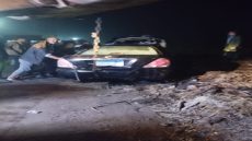 بالفيديو والصور مصرع شخصين والبحث عن ثالث في سقوط سياره ملاكي في جنبيه طريق القرشيه السنطه.