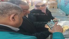 حملات موسعه تقودها الدكتوره منى صالح رئيس مركز ومدينه السنطه لضبط الاسواق والاغذيه المعروضه والاسماك في يوم شم النسيم